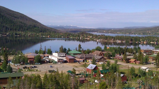 the lake