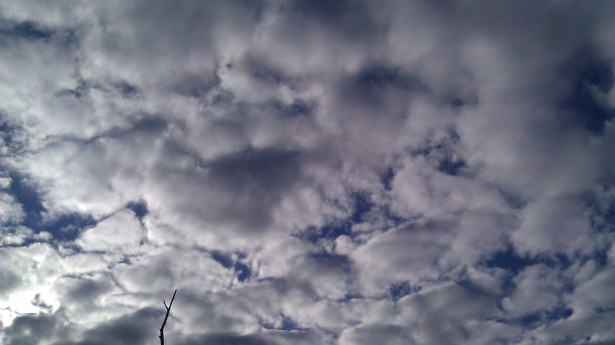 cloud batting for the quilt of the sky