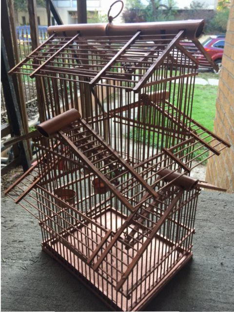 step 1 Birdcage Lamp